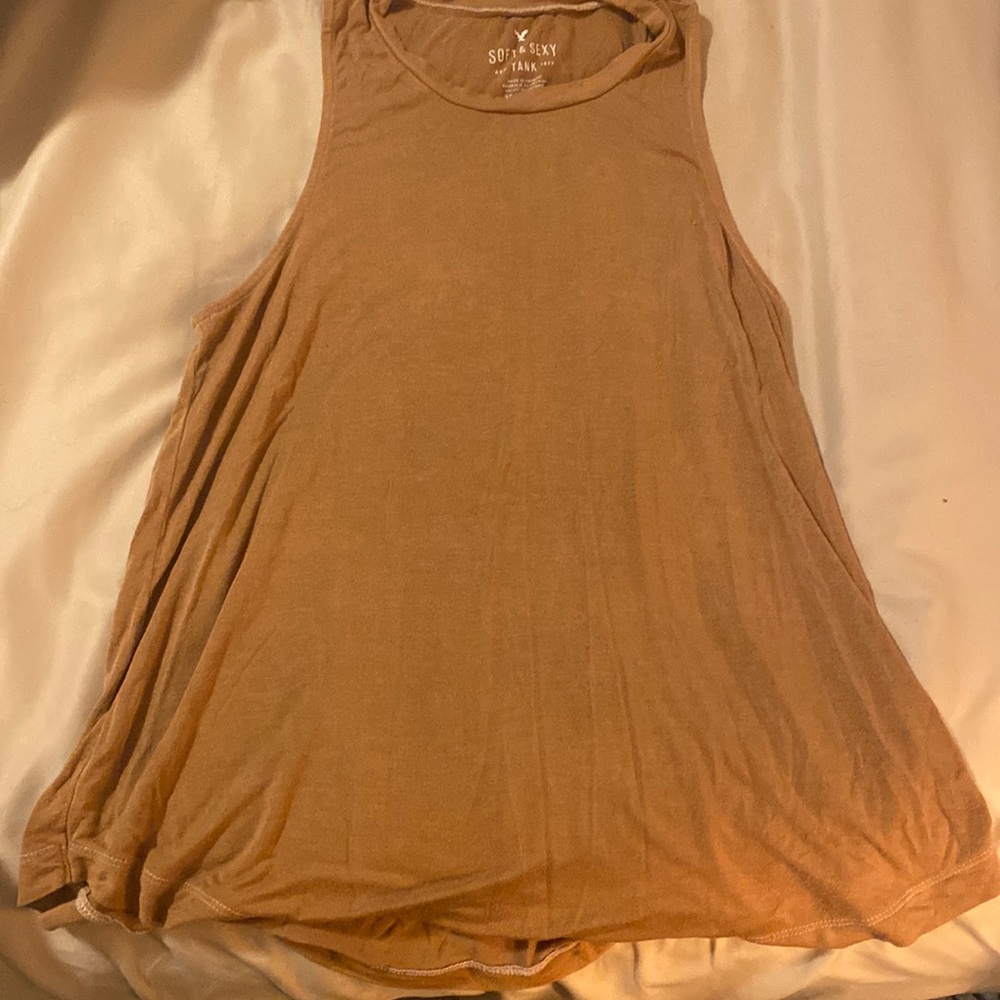 Brown tank top